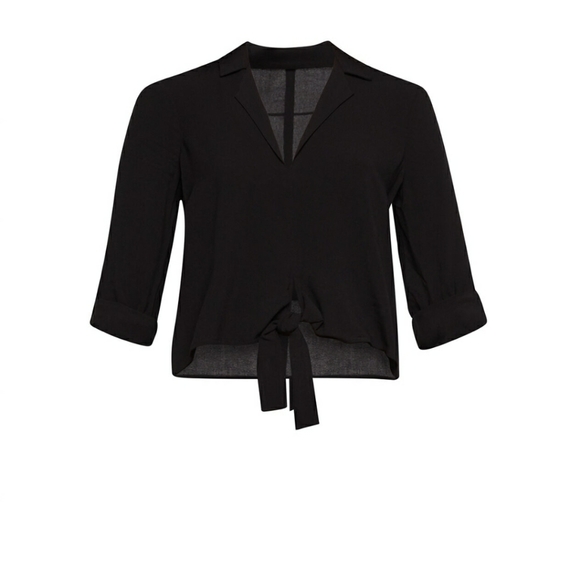 Tie Front Blouse - Picture 7 of 7